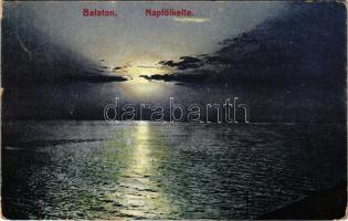 1909 Balaton, napkelte (kopott sarkak / worn corners)