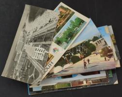 51 db MODERN nagyalakú külföldi és magyarországi város képeslap / 51 modern large sized foreign and Hungarian town postcards
