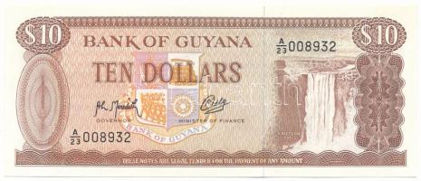 Guyana DN(1966-1992) 10$ "A/23 008932" T:AU Guyana ND(1966-1992) 10 Dollars "A/23 008932" C:AU Krause P#23f