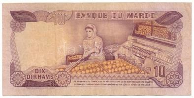 Marokkó 1970(1390) 10D "BB/5 330579" T:VG
Morocco 1970(1390) 10 Dirhams "BB/5 330579...