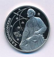 Szovjetunió 1987. 1R Cu-Ni "Konsztantyin Ciolkovszkij születésének 130. évfordulója" kapsz...