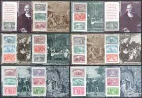 Spanyolország + USA 1992 Amerika felfedezése 2 db 6 értékes blokksor