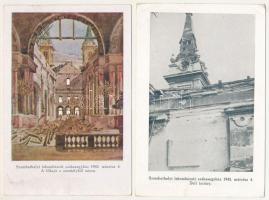 Szombathely - 5 db MODERN képeslap a székesegyház felszentelése emlékére, 1947. szeptember 7., közte...