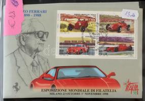 Olaszország többpéldányos modern blokktétel, hozzá kevés San Marino és Vatikán