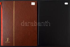 1940-1995 Magyar gyűjtemény sorokkal, töredék sorokkal, 2 db A/4-es berakóban