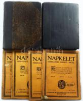 1924-1927 Napkelet. Szerk.: Tormay Cecile.  1924 II. évf. 1, 3., 6., 10. számok. Sérült papírborítókkal.  1925 III. évf. 1-5. sz., III- VI+2+504 p. Átkötött félvászon-kötésben.; 1927 V. évf. 1-5. sz., IX. kötet., VI+2+576 p. Átkötött félvászon-kötésben.;