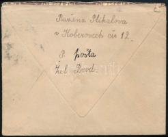 1916 Tábori posta levél Feldpost N. 131 Belgrád címzéssel, cseh nyelvű tartalommal / Field post cove...