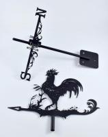 Fém szélkakas, 2 részből áll, hibátlan, m: 58 cm