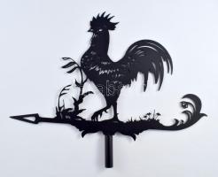 Fém szélkakas, 2 részből áll, hibátlan, m: 58 cm