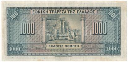 Görögország 1928(1926) 1000Dr "AE 043 860028" T:F, szép papír
Greece 1928(1926) 1000 Drac...