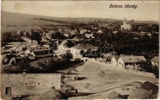 1949 Ostoros (Eger), látkép (kopott sarkak / worn corners)