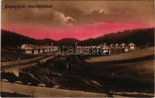 Szúcs bányatelep (Egercsehi), Bagoly-lyuki munkásházak, munkás kolónia. Baross nyomda kiadása