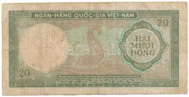 Dél-Vietnam 1964. 20D "H3 889712" T:VG
South Vietnam 1964. 20 Dong "H3 889712" ...