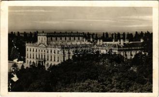 1944 Eszterháza, Herceg Esterházy várkastély. Czillinger Horváth József kiadása + "M. KIR. MOZGÓPOSTA 457" (felületi sérülés / surface damage)