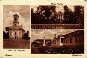 Szarvas, Római katolikus templom, Gróf Bolza Pál kastélya, Községháza (EK)