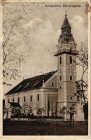 1934 Kisújszállás, Református templom. Platz Ferenc kiadása (EB)