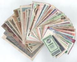 Vegyes, 50db-os magyar- és külföldi bankjegy tétel, közte Brazília, Kongó, Horvátország, stb. bankje...