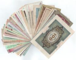 Vegyes, 50db-os magyar- és külföldi bankjegy tétel, közte Brazília, Kongó, Horvátország, stb. bankje...