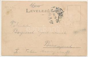 1917 Somogyvár, látkép. Fogyasztási szövetkezet kiadása (ázott / wet damage)