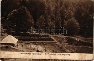 Szováta-fürdő, Baile Sovata; Tekenősi pisztrángtelep. Borbély Gyula kiadása 1917. Dr. Radványi A. tanár felvétele. Herbst műnyomása / trout farm (fa)