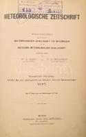 Meterologische Zeitschrift 5 kötete: 1897, 1900, 1903, 1906, 1908. Wien,1897-1908, Ed. Hölzel. Átköt...