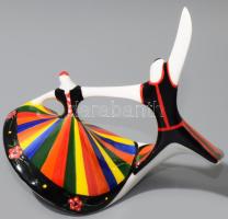 Cmielow Manufaktúra, Mieczysław Naruszewicz (1923-2006) designer: Mazovsze táncospár. Jelzett, kézze...