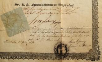 1862 A császári-királyi 65. Lajos Viktor gyalogezred (K. k. Infanterieregiment Erzherzog Ludwig Vikt...