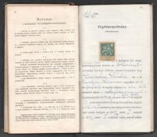 1915 Bp., a Budapesti Kir. M. Tudományegyetem leckekönyve Doroszlai Sándor bölcsészhallgató részére,...
