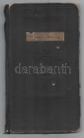 1915 Bp., a Budapesti Kir. M. Tudományegyetem leckekönyve Doroszlai Sándor bölcsészhallgató részére,...