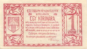 Esztergom 1919. 1K T:I- felül beszakadva