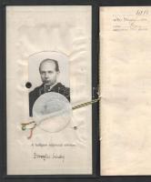 1925-1940 Doroszlai Sándor 2 db egyetemi leckekönyve, számos aláírással, köztük Erődi-Harrach Béla, ...