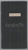 1925-1940 Doroszlai Sándor 2 db egyetemi leckekönyve, számos aláírással, köztük Erődi-Harrach Béla, ...