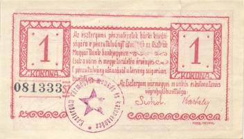 Esztergom 1919. 1K T:I- felül beszakadva