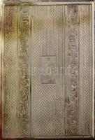 Antik monogramos tárca, 8x11 cm