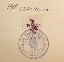 1913-1941 4 db tanítói oklevél, rajtuk számos aláírással, köztük ifj. Szinnyei József (1857-1943), F...