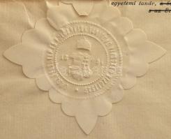 1913-1941 4 db tanítói oklevél, rajtuk számos aláírással, köztük ifj. Szinnyei József (1857-1943), F...