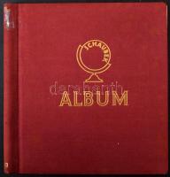 1913-1944 Magyar gyűjtemény, egyes kiadások duplán, összesen 650 db bélyeg Schaubek albumban (97.000...