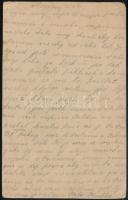 1917 Tábori posta levelezőlap tartalékkórházba címezve, majd kék postairónnal újra címezve Orsovába ...