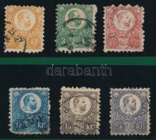 1871 Réznyomat sor (10kr papírelvékonyodás / thin paper)