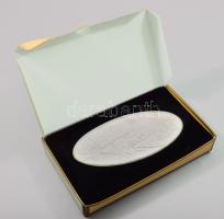 Herendi atlétikai vb 2004 plakett, dobozában, 15,5x8 cm