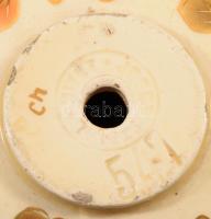 Josef Steidl Znaim lámpaelem, d: 15 cm, m: 12 cm