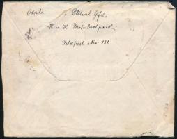 1916 Tábori posta levél tartalommal / Field cover "K.u.K. FELDPOSTAMT 131" , "O. abt....