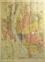 1983 Homolka József: Budapest térképe házszámok megjelölésével és az utczák és terek betürendes jegy...