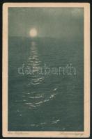 1918 Tábori posta képeslap Pécsre küldve "K.u.K. ETTAPENPOSTAMT / 348" , "K.u.k. Moto...