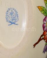 Herendi Viktória mintás tojás alakú bonbonier, jelzett, hibátlan, h: 11,5 cm