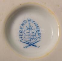 Herendi Viktória mintás körmös kisváza, jelzett, minimális kopással, m: 7,5 cm