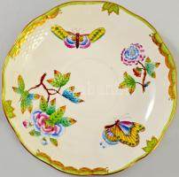 Herend Viktória mintás 6 darab csésze alátéttel. Jelzett, kézzel festett, hibátlan, d: 16,5 cm