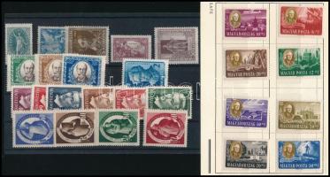 1925-1957 Összeállítás: 6 klf sor + 1 bélyeg, közte Roosevelt sor (összesen 27 db bélyeg )