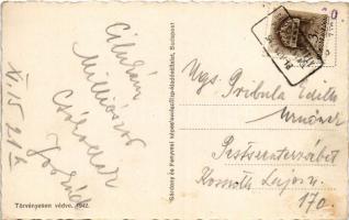 1942 Sátoraljaújhely, Vármegyeháza, Városi bérpalota, üzlet, Állami borpince + "SÁTORALJAÚJHELY...