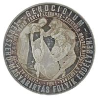 Német Szövetségi Köztársaság 1981. "Genocidium - Tervszerű magyarirtás folyik Erdélyben! - Üzenet az idegen iga alatt vérző testvéreinkhez - Tetováld magyar nevedet a testedre - 1981 / Szabad Magyarország váltó pénze 1956 október 24-e és november 7-e között - 925 ezüst garas" jelzett Ag emlékérem eredeti tokban (24g/0.925/38mm) T:AU (eredetileg PP) patina, folt / Federal Republic of Germany 1981. "Genocide - Planned extermination of Hungarians is underway in Transylvania! - Message to our brothers and sisters bleeding under the foreign yoke - Tattoo your Hungarian name on your body - 1981 / Currency of Free Hungary between October 24 and November 7, 1956 - 925 silver groschen" hallmarked Ag medallion in original case (24g/0.925/38mm) C:AU (originally PP) patina, spotted